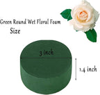 20 PCS Round Floral Foam, Wet Florist Floral Foam Block Flower Arrangement - Image 2