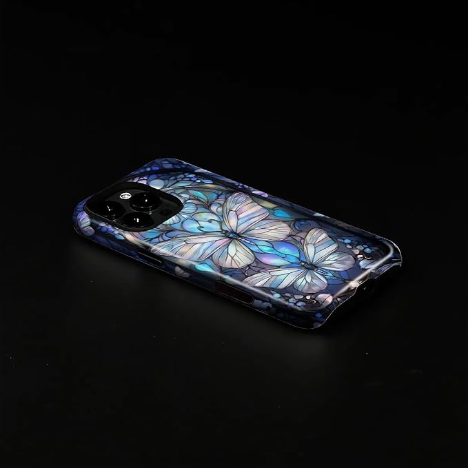 ZHEGAILIAN Case for iPhone 16 Pro Max, Stained Glass Butterfly Aesthetic - Image 3