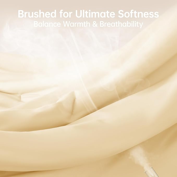 MUXHOMO King Size Comforter Set, All Season Ultra Soft Down Alternative Bedding - Image 3