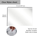 Transparent Blank Mylar Stencil Sheets - Image 3