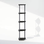 Furinno Turn-N-Tube Storage Shelves, 5-Tier Book Shelf, Corner Shelf, Toolless - Image 5