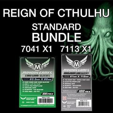 Mayday Games Pandemic: Reign of Cthulhu Game Accessory- Standard Card Sleeve by MAYDAYGAMES