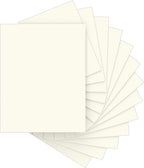 40 Sheets Cream Cardstock Paper 8.5 x 11, Ivory Cardstock Printer Paper 8.5x11 by Aidunmis