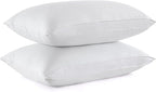 puredown® Goose Feather Down Pillows, Standard Size Soft Bed Pillows by Puredown