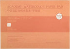 MEEDEN 10X7 Watercolor Paper Block, 20 Sheets, Smooth Surface 100% Cotton by MEEDEN