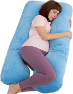 MOON PINE Pregnancy Pillow, U Shaped Full Body Pillow by MOONPINE