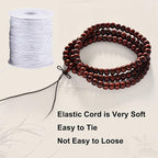 LUSTEMBER Elastic String for Bracelets, 1 mm x 110 Yards Sturdy Stretchy - Image 6