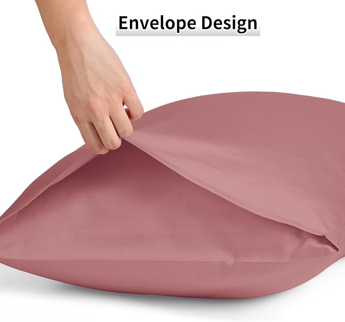 Warmstar Cotton Pillow Cases King Size Set of 2, 600 Thread Count Pillowcases - Image 5