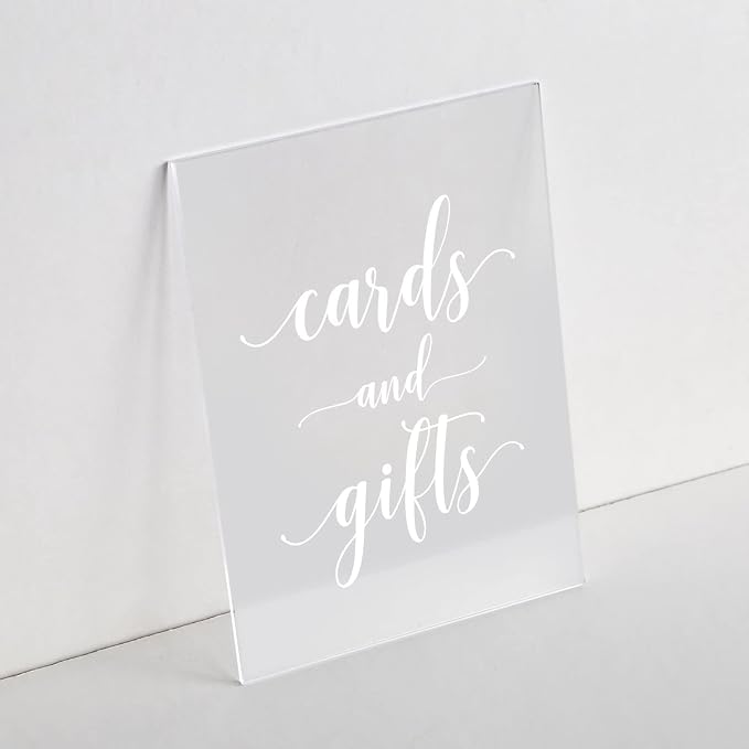 Product image UNIQOOO 10 Pack Frosted Blank Acrylic Sign Wedding Table Numbers by UNIQOOO