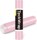 TECKWRAP Permanent Adhesive Vinyl 12" x 10ft, Glossy Queen Pink by TECKWRAP