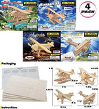 Puzzled Wooden Airplane Model Kits - Image 2