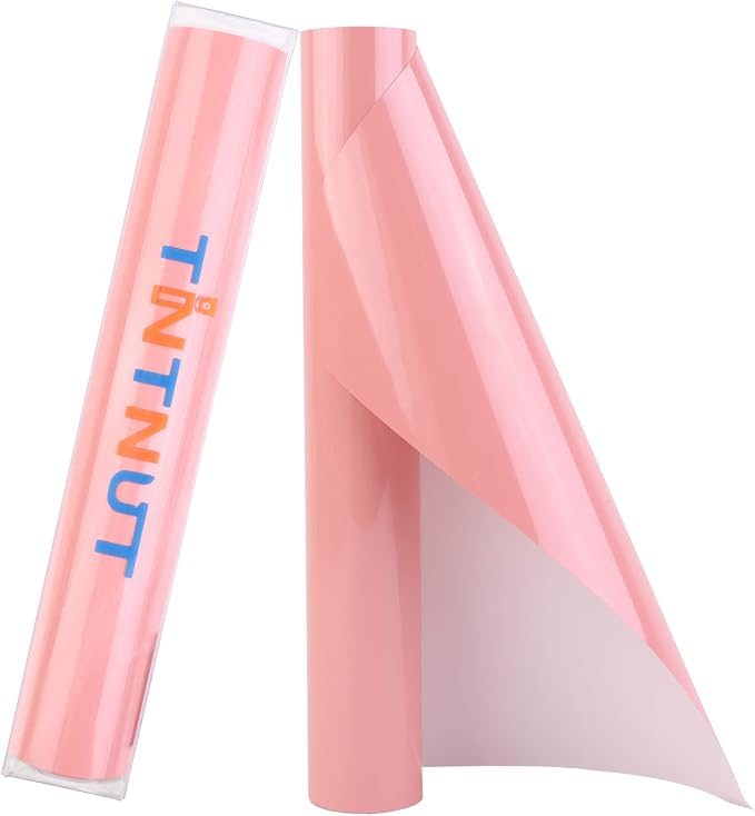Tintnut Coral Color Heat Transfer Vinyl, 10inx6ft Iron on Vinyl | Neutral boho by Tintnut