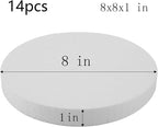 FFchuanhe 14 Pack Crafts Foam Circles, Polystyrene Round Foam Discs - Image 2