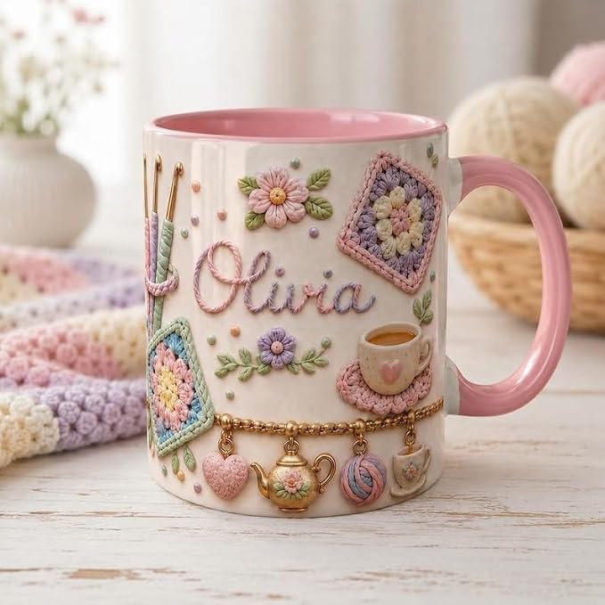 Personalized Crochet Lover Mug by Custom
