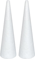 Crafjie Foam Cones for DIY Arts and Crafts, for DIY Home Craft Project by TumblerHome