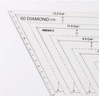Quilting Ruler Set, 45 Degrees | 60 Degrees Ruler | Sewing Crafts Accessories - Image 3