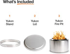 Solo Stove Yukon Essential Bundle | Portable Smokeless Fire Pit Stainless Steel - Image 3