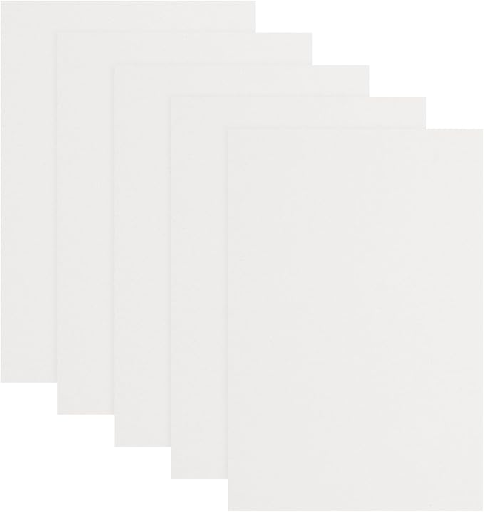 uxcell 5 Pcs White EVA A4 Foam Sheets Crafts, 12 x 8 Inch Foam Paper by uxcell