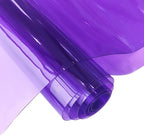 30x135cm Transparent PVC Vinyl, 0.4mm Neon Solid Color Waterproof Fabric Super - Image 2