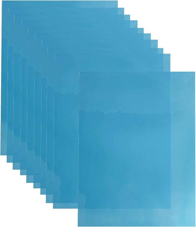 Transparent PVC Faux Leather Sheets, Glossy Waterproof Clear Vinyl Fabric - Image 3
