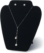 6 Pieces Black Velvet Necklace Display, Jewelry Display - Image 2