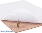 BENECREAT 8 Pack 8.3" x 11.8" Self-Adhesive A4 Size Cork Sheets Rectangle - Image 4