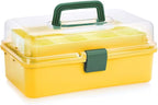BTSKY 3-Layer Plastic Dividing Storage Box Craft Organizer - Image 7