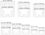 8 PCS Large Star Stencil, Star Stencils Different Sizes, Stars Template Stencil - Image 3