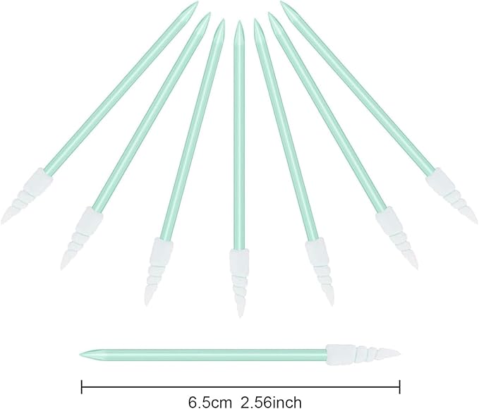 200 Pcs Cleaning swabs, Lint Free High Density Foam Sponge Lab Tip Swab Sticks - Image 4
