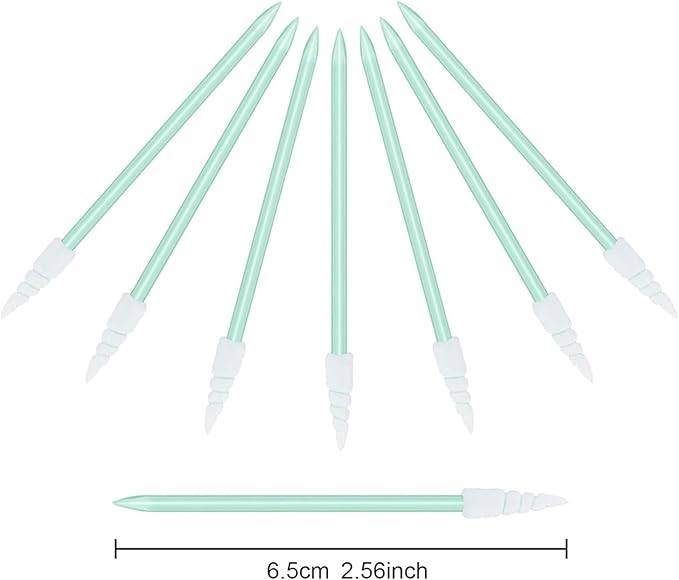 500 Pcs Cleaning swabs, Lint Free High Density Foam Sponge Lab Tip Swab Sticks - Image 3