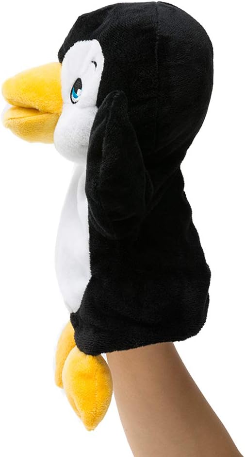 HollyHOME Plush Zoo Friends Hand Puppet Animal Puppet Penguin - Image 2