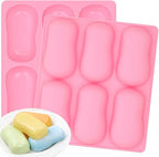 SJ Silicone Soap Molds 2 Packs, DIY Soap Molds by SJ