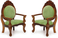 Dollhouse Chair 2PCS Miniature Furniture Retro Vintage Chair Wooden Accessories by Cuteminifulfillsallyourfantasiesabouttheminihomeinyourdreams