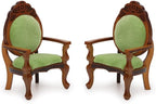 Dollhouse Chair 2PCS Miniature Furniture Retro Vintage Chair Wooden Accessories by Cuteminifulfillsallyourfantasiesabouttheminihomeinyourdreams