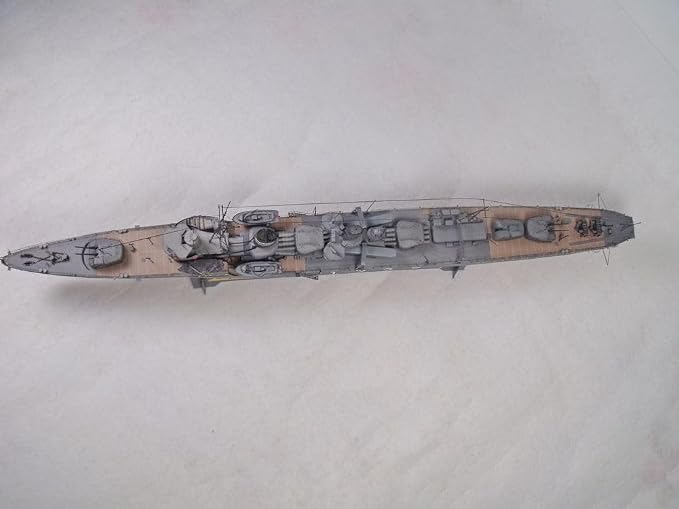 NZPOST 1:200 Scale Japan IJN Shiratsuyu Destroyer Ship Handcraft Paper Model Kit - Image 9