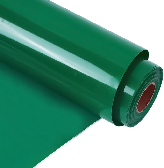 RENLITONG Green Iron on Vinyl 12Inch by 13ft Roll Heat Transfer Vinyl by RENLITONG