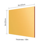 Gold Mirror Acrylic Sheets – 6 Pack, 8x8 Inches, 1/8 Inch Thick, Reflective - Image 6