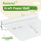 PerkHomy White Kraft Paper Roll 36" x 1 - Image 2