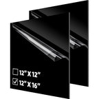 CALPALMY 1/8" Thick Black Acrylic Sheets by CalPalmy