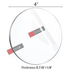 Enoin 16 Pack 4 inch Acrylic Circle Blanks - Image 2