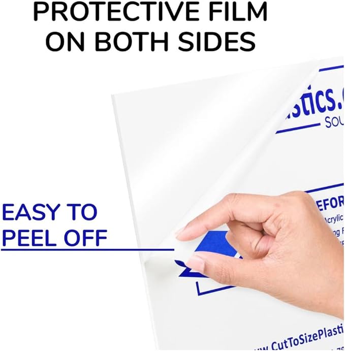 Premium 1/4 Clear Acrylic PlexiGlass Sheet - Image 2