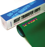 PU Heat Transfer Vinyl 12"×10ft Roll Green – HTV by GIO-FLEXHTVFashionMask