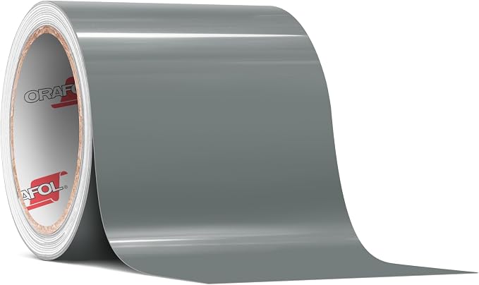 ORACAL 651 Gloss Grey Permanent Vinyl Tape Roll – Premium Adhesive Film by Orafol