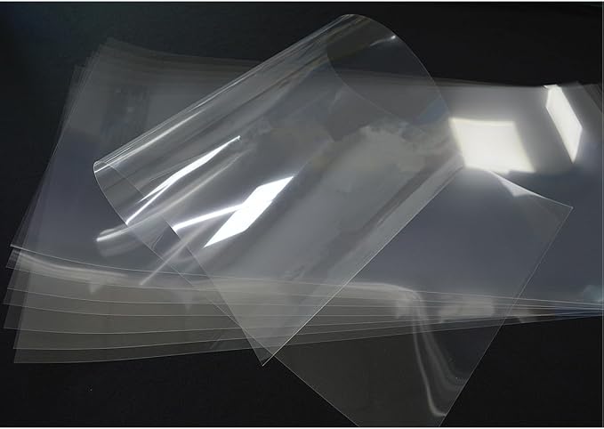 8 Sheets 7.5 mil Acetate Mylar Sheet 12 x 24 inch Transparent PET Blank Stencil by ZHluja