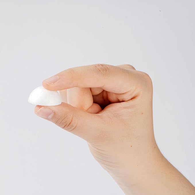 Crafjie 150PCS 1 Inchs Half Foam Balls White Half Round Polystyrene Foam Balls - Image 3