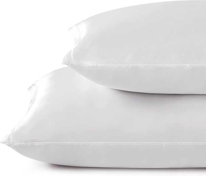 Satin Pillowcases with Zipper （20x36）, King Size Pillowcases Set of 2 - Image 3