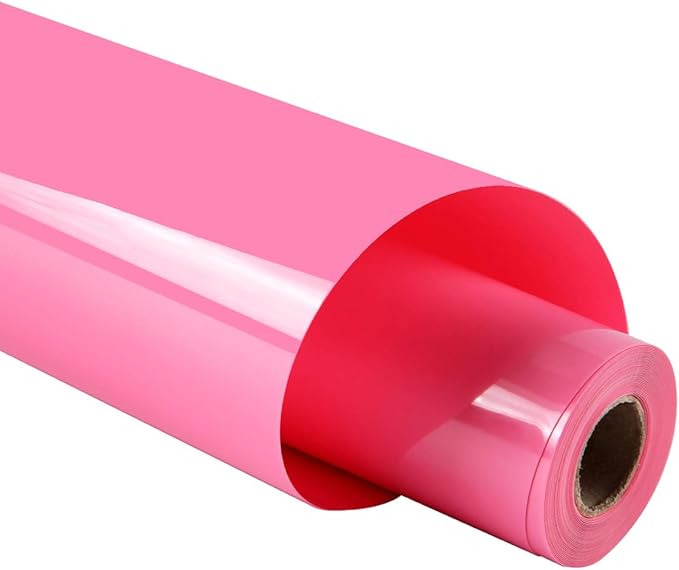 guangyintong Heat Transfer Vinyl Pink HTV Rolls, Glossy Surface Pink HTV Vinyl by guangyintong