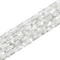 160pcs 4x2mm Natural Mother of Pearl Shell Heishi Disc Flat-Rondelle Spacer by LIFAVOVY