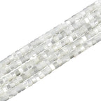 160pcs 4x2mm Natural Mother of Pearl Shell Heishi Disc Flat-Rondelle Spacer by LIFAVOVY