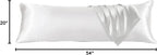 HUXMEYSON Body Pillow with Satin Pillowcase, Body Pillow - Image 10